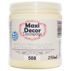 Χρώμα Κιμωλίας 250ml Maxi Decor Chalky 508 Κίτρινο Παστέλ_CH508250